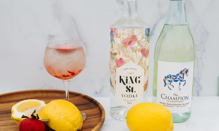 Strawberry White Wine Summer Spritz Recipe
