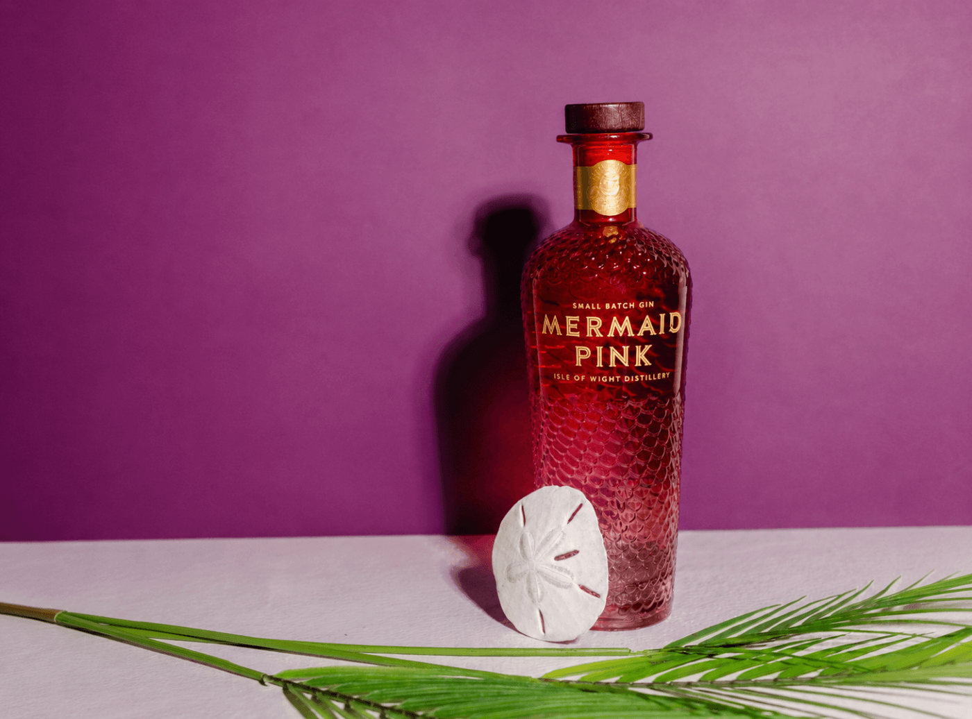 Mermaid Pink Gin bottle