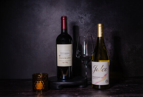 Jules Chardonnay from Oakville and Tommaso Napa Valley Cabernet Sauvignon
