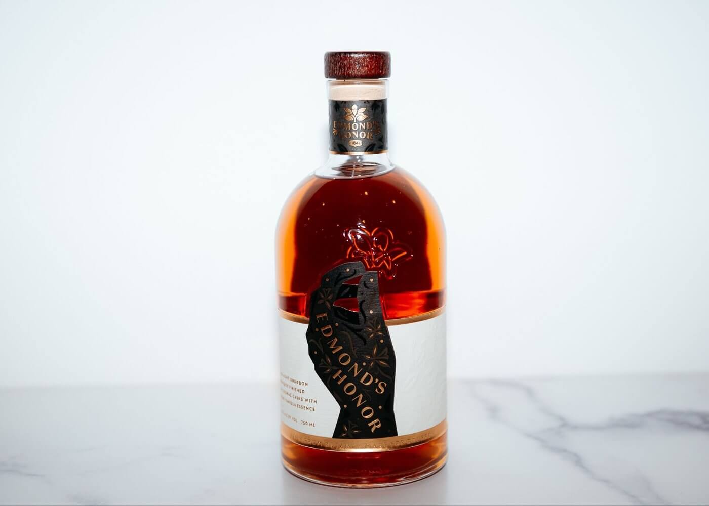 Bottle of Edmond's Honor Bourbon